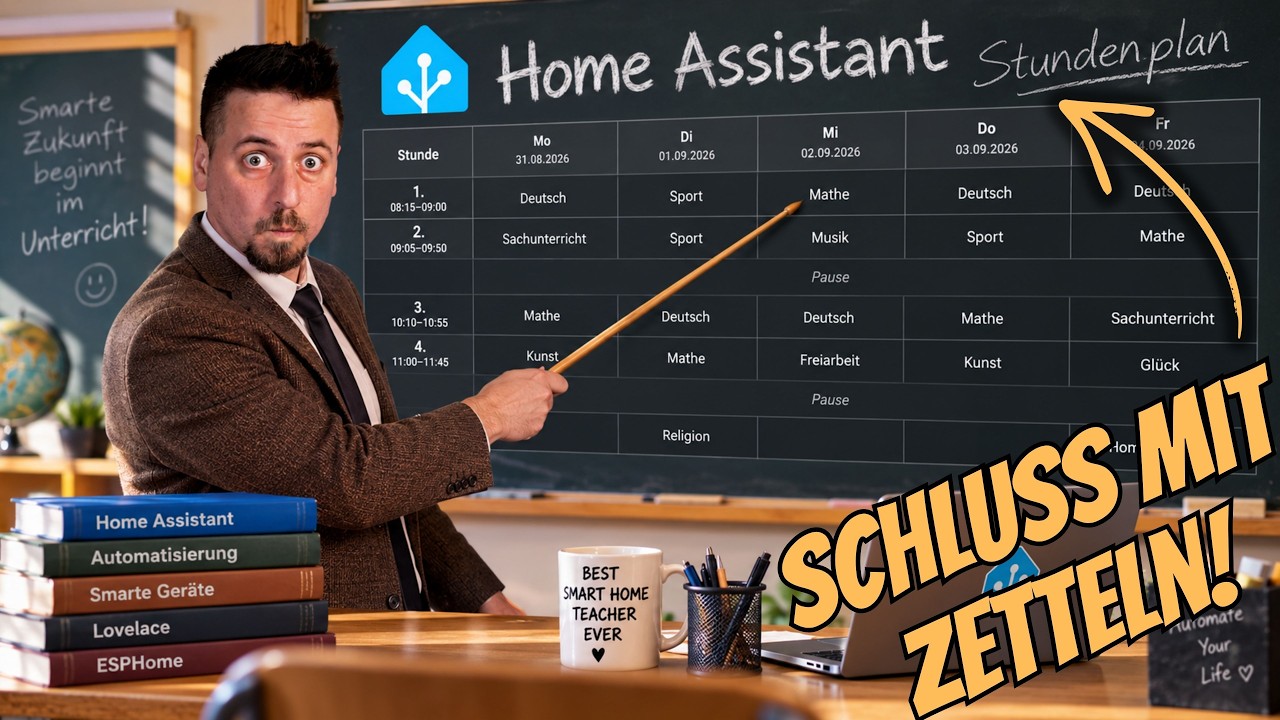 Stundenplan Card in Home Assistant: Schulwoche digital anzeigen