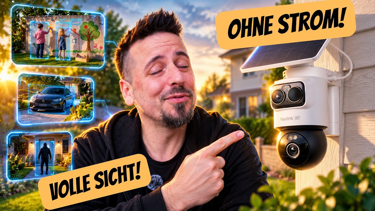 Reolink OMVI 2i Ultra im Wintertest: Solar-Kamera mit 4K und schwenkbarem Kopf