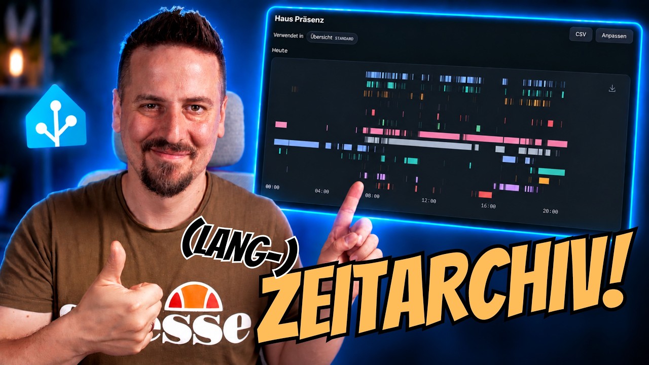 Zeitarchiv für Home Assistant: Langzeitdaten lokal speichern und auswerten
